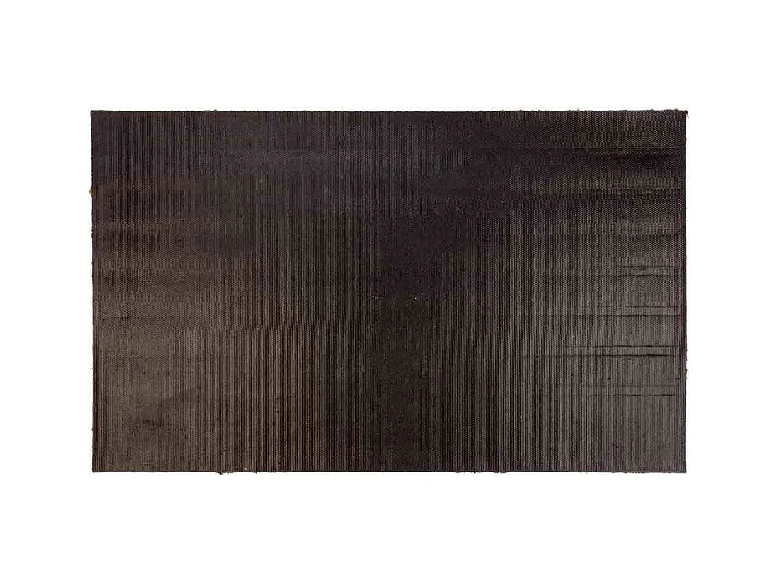 Paillasson en coco motif bleu et jaune 45x75h