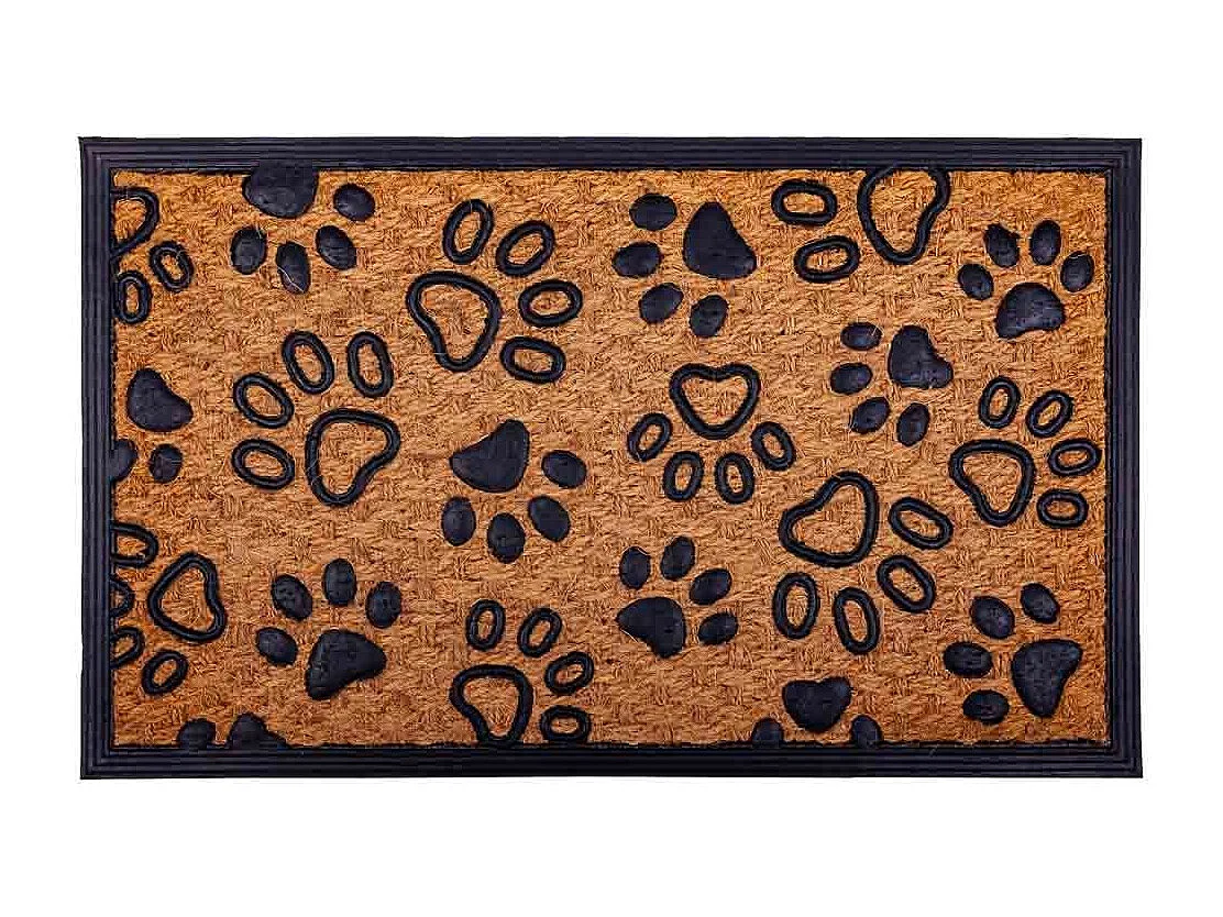 Doormat in gomma e fibra naturale 45x75