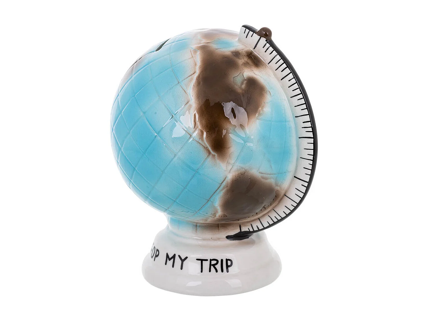 Hucha bola del mundo 13x12,5x16,7