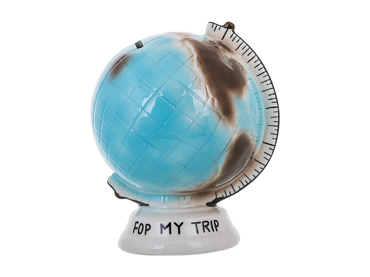 Hucha bola del mundo 13x12,5x16,7