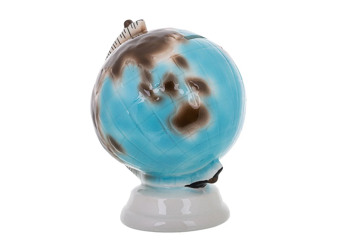 Hucha bola del mundo 13x12,5x16,7