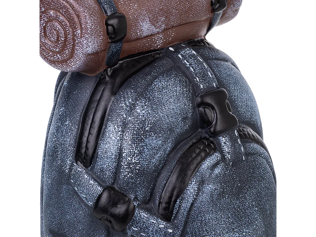 Hucha mochila azul 13,4x14x18,1