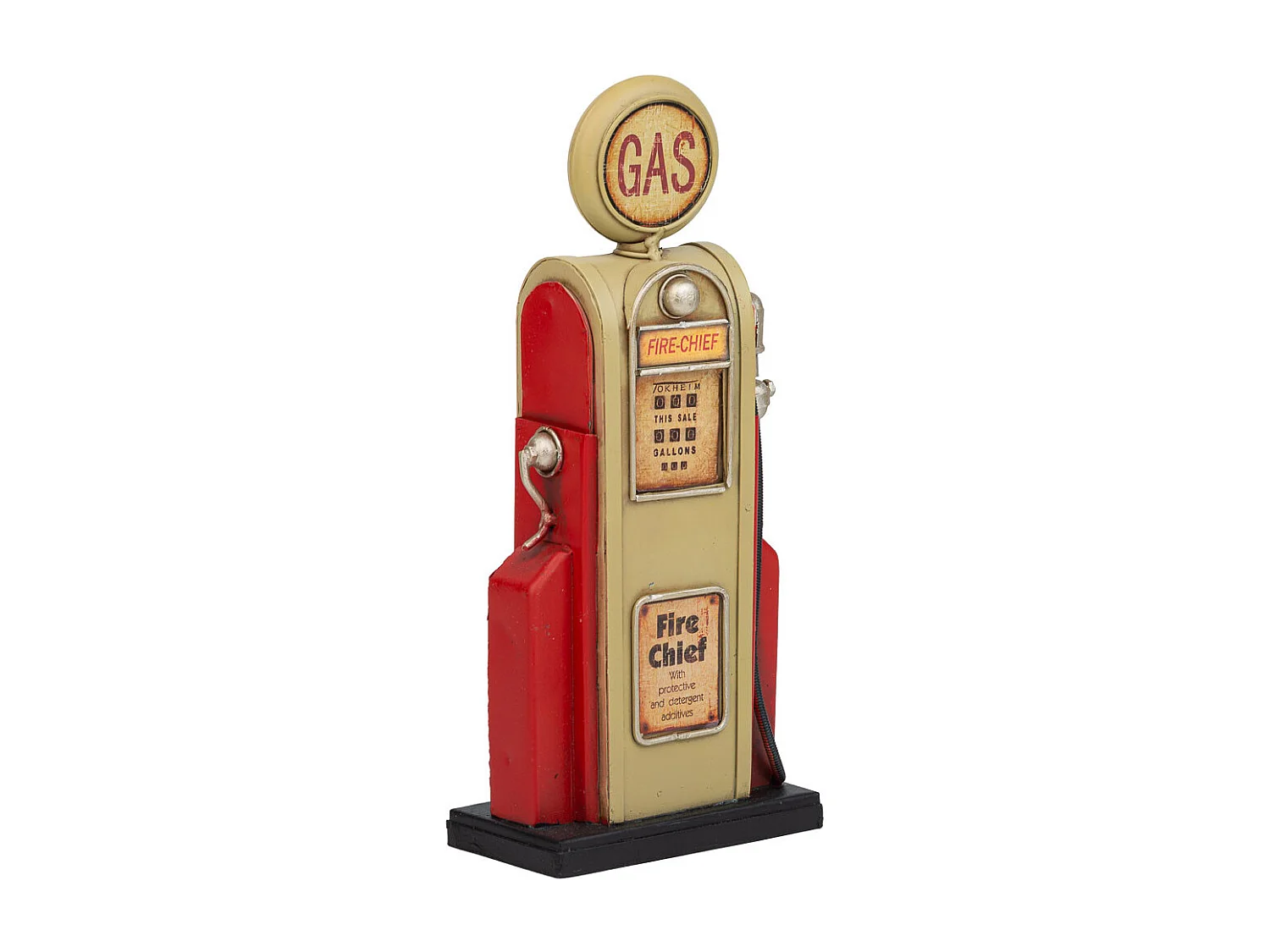 Surtidor hucha metal rojo 12.5x7x26