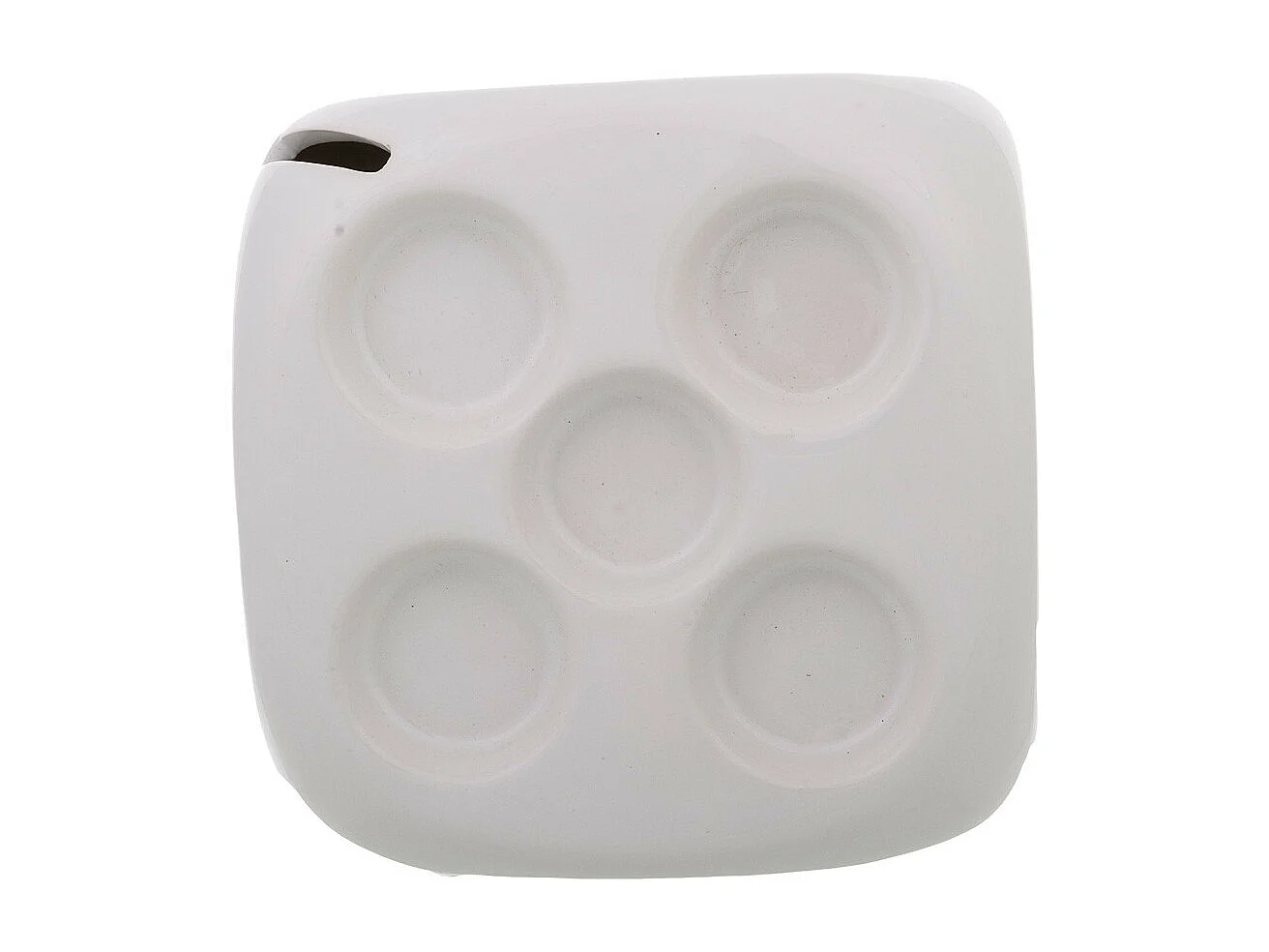 Hucha dado blanca 12,5x12,5x12,5