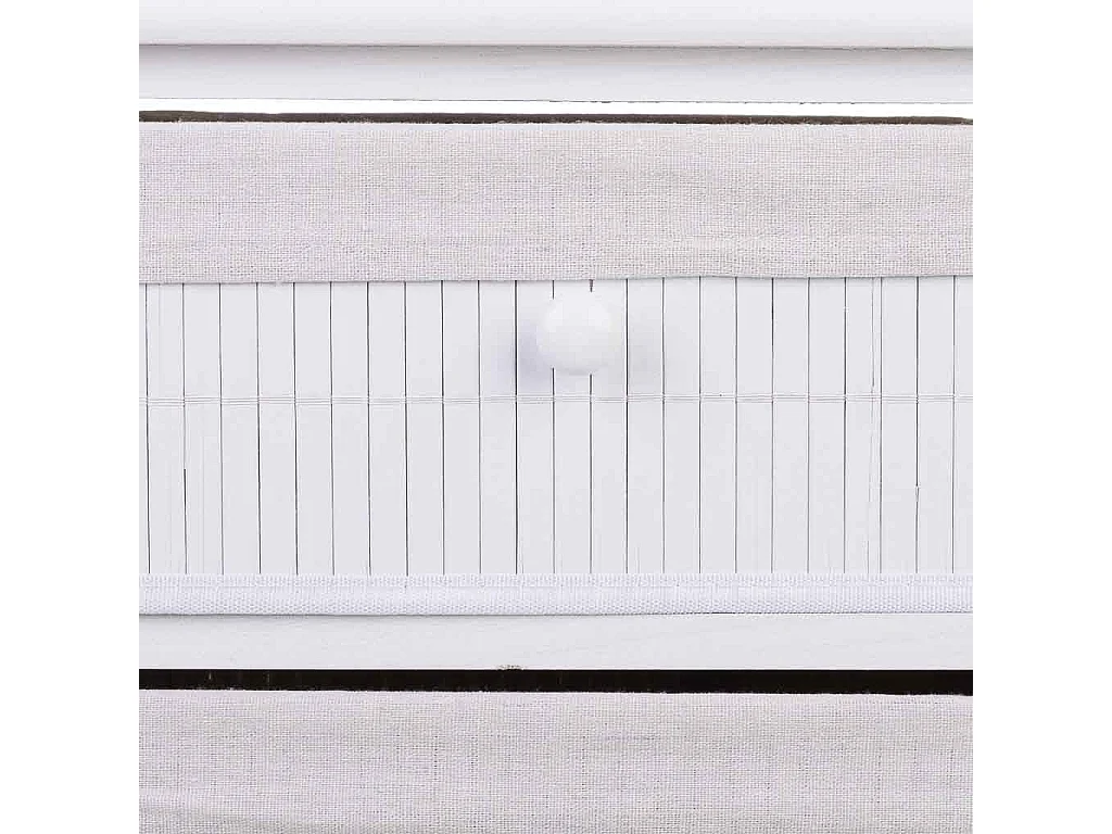 Holzkommode mit 4 mit Bambus ausgekleideten Schubladen 26x32x81