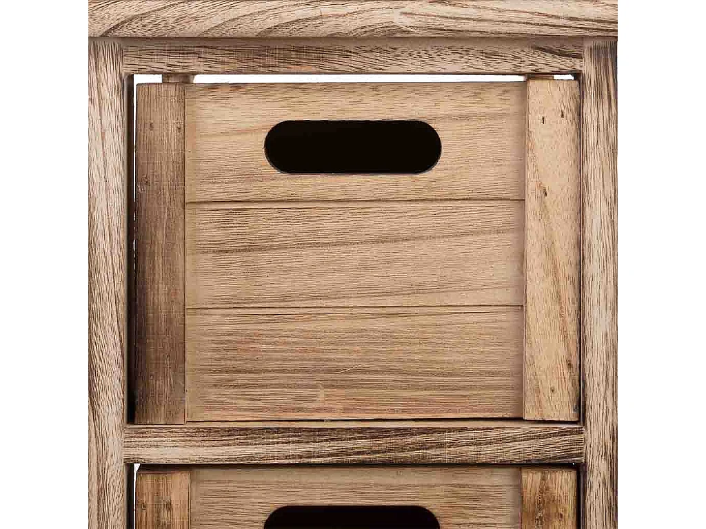 Cómoda de madeira com 3 gavetas em madeira 26x32x63