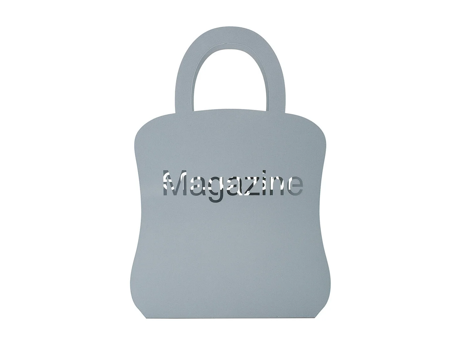 Revistero de forja gris 26x8x38