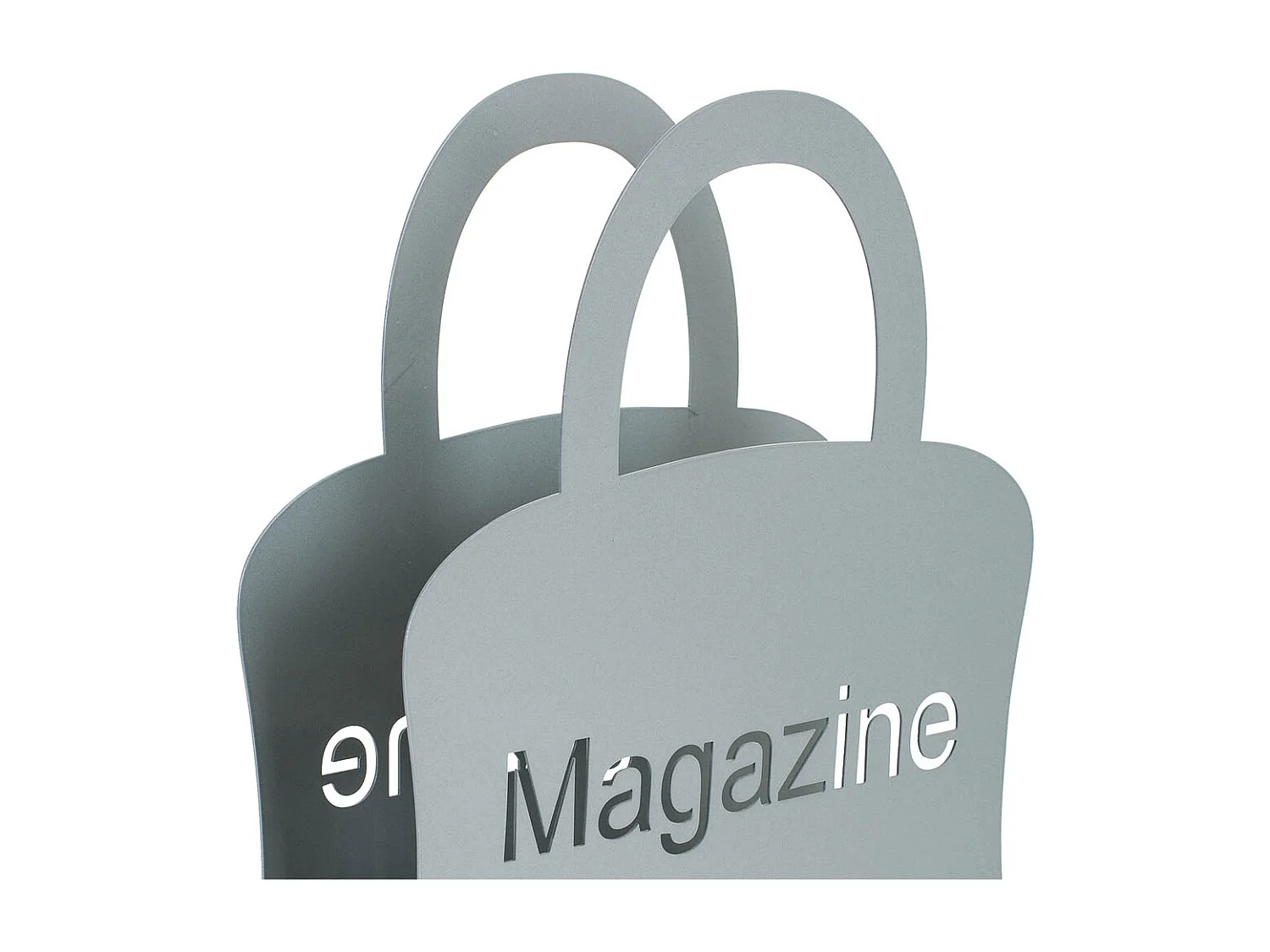 Revistero de forja gris 26x8x38