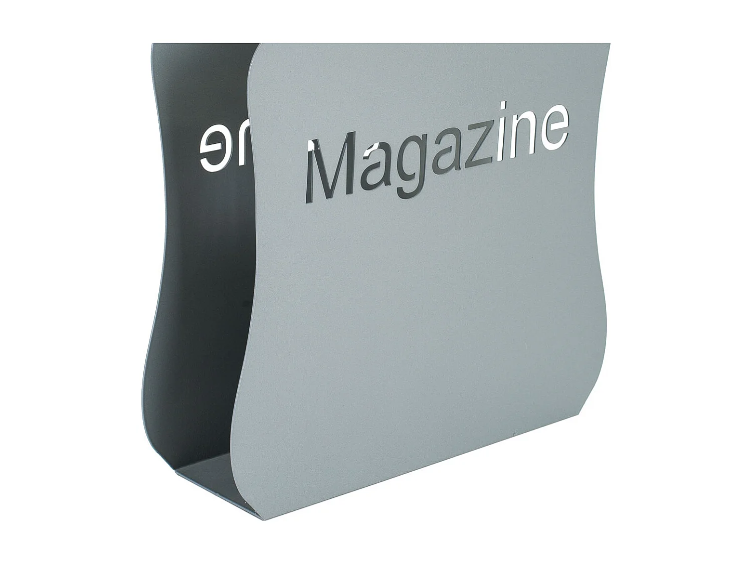 Revistero de forja gris 26x8x38