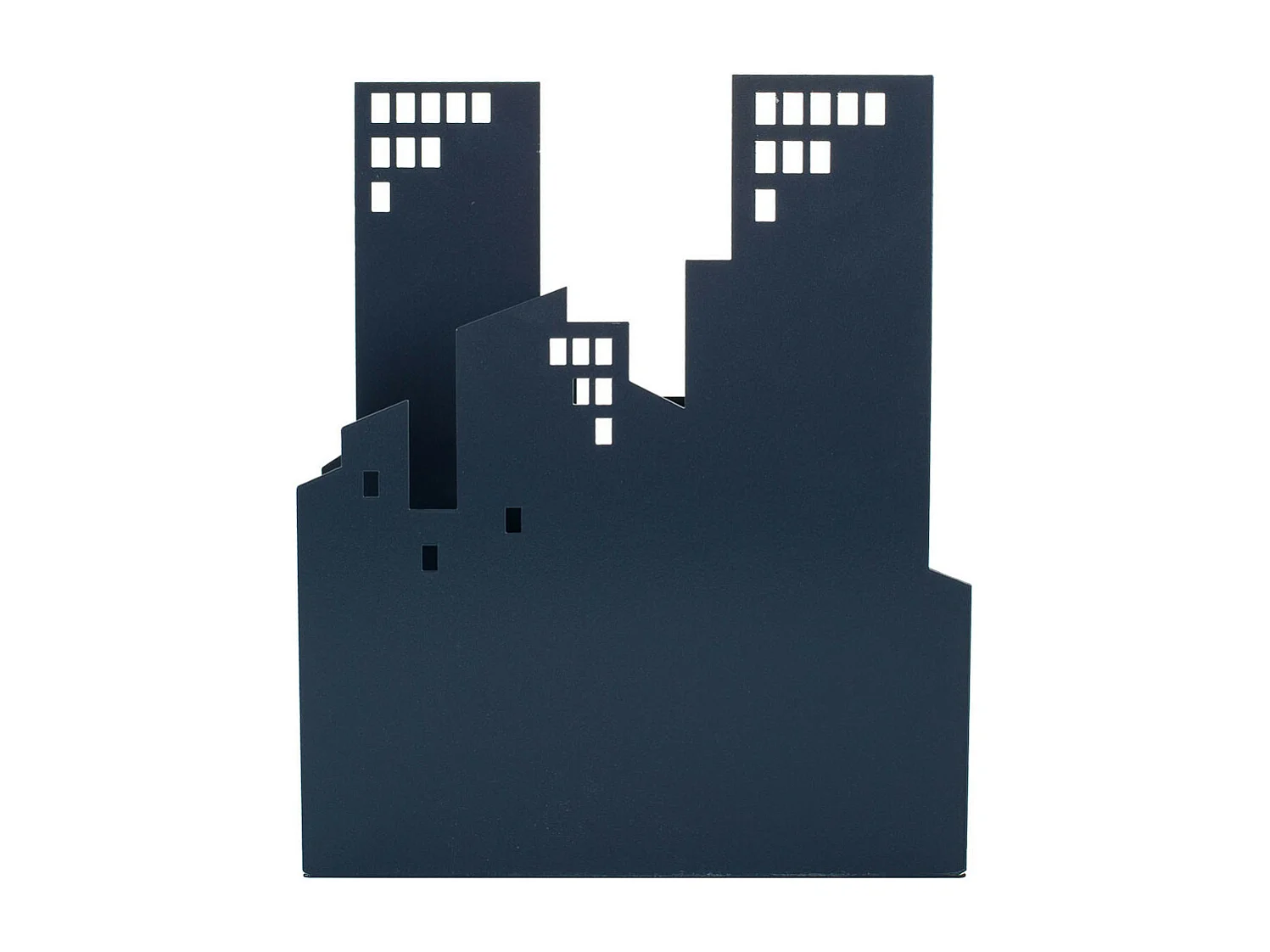 Porta-revistas em ferro forjado cinza 24x8x29