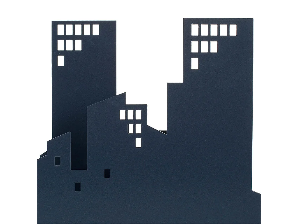 Revistero de forja gris 24x8x29