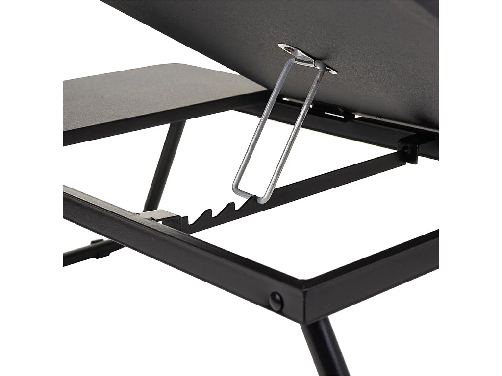 Mesa escritorio plegable negra 61x35.5x20