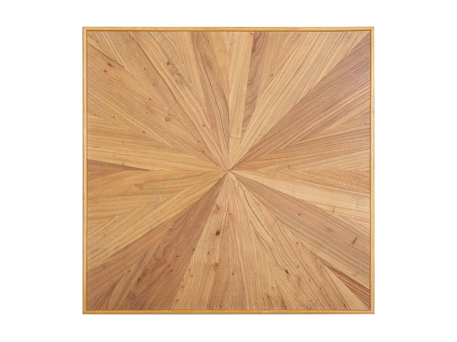 Mesa auxiliar cuadrada de madera 80x80x40