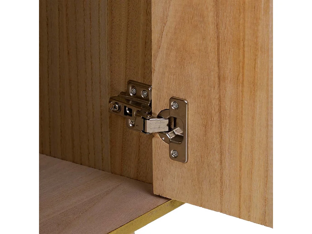 Mobile base in legno marrone 118x41x65h