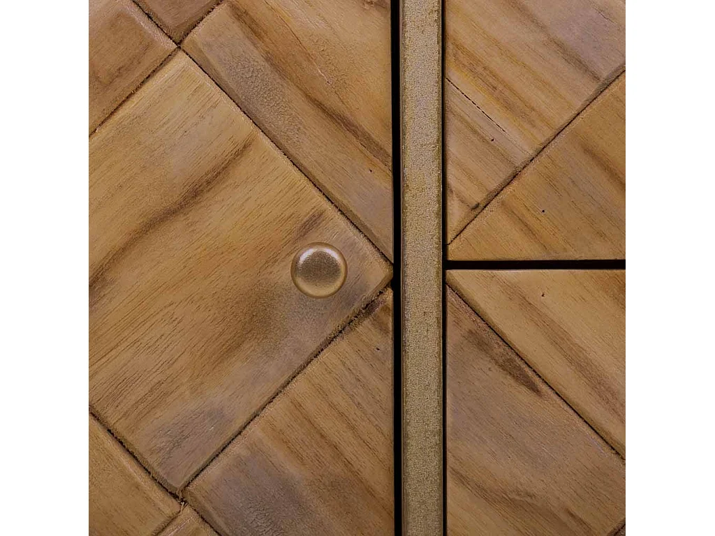 Mobile base in legno marrone 118x41x65h