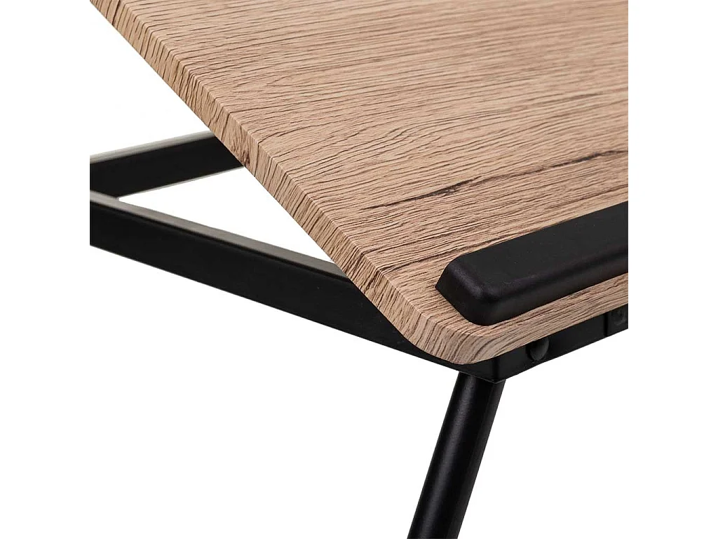 Mesa escritorio plegable marrón 61x35.5x20