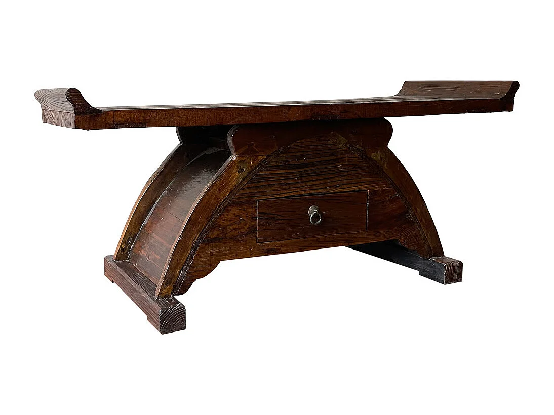 Armário baixo de madeira marrom 92x36x36