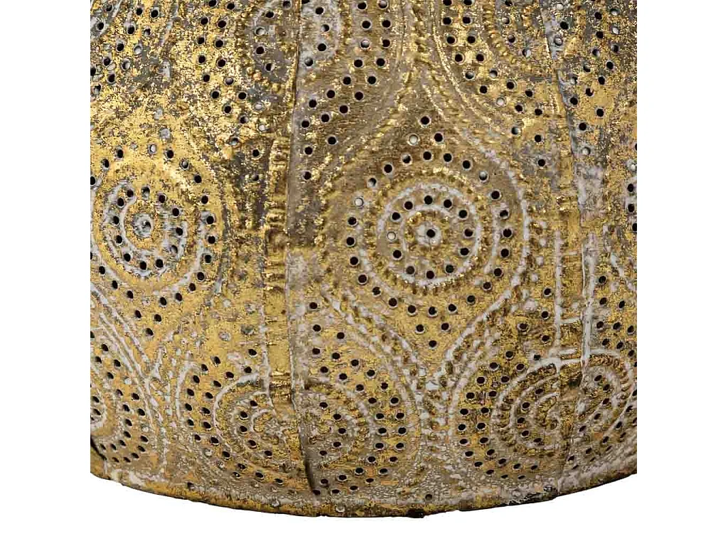 Caja Joyero de metal dorada 15x15x13.5