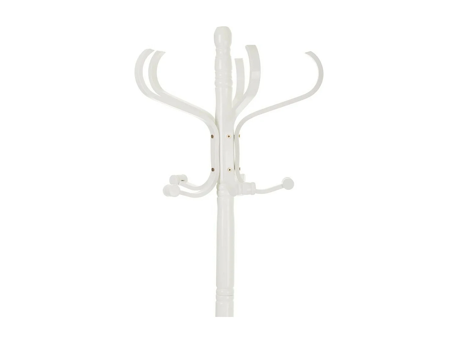 Cabide de madeira branco 45x45x182