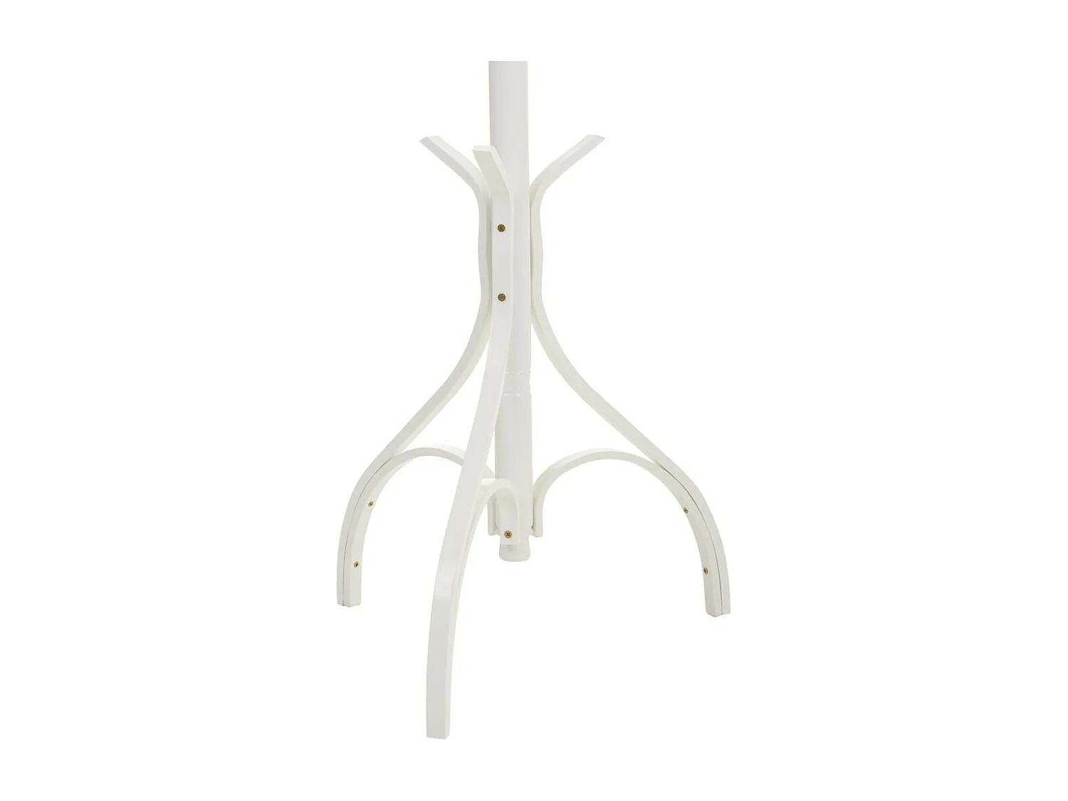 Cabide de madeira branco 45x45x182