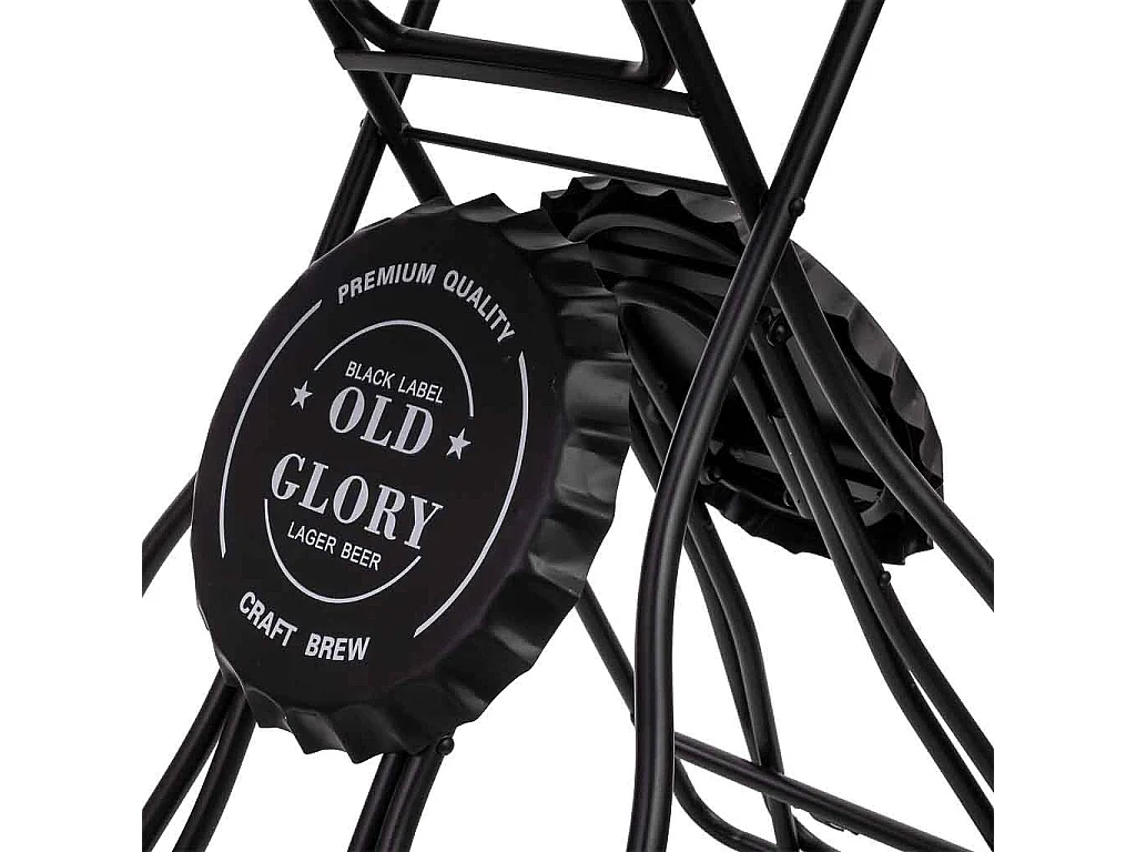 Mesa metálica dobrável com bancos 148x60x102h cm