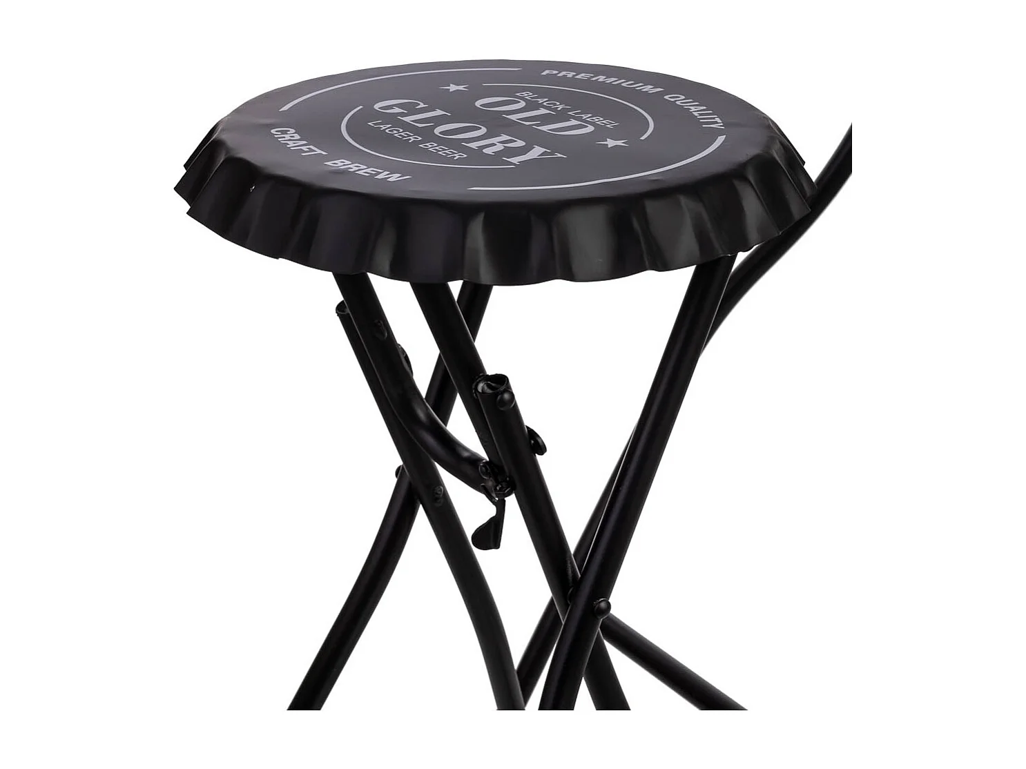Mesa metálica dobrável com bancos 148x60x102h cm