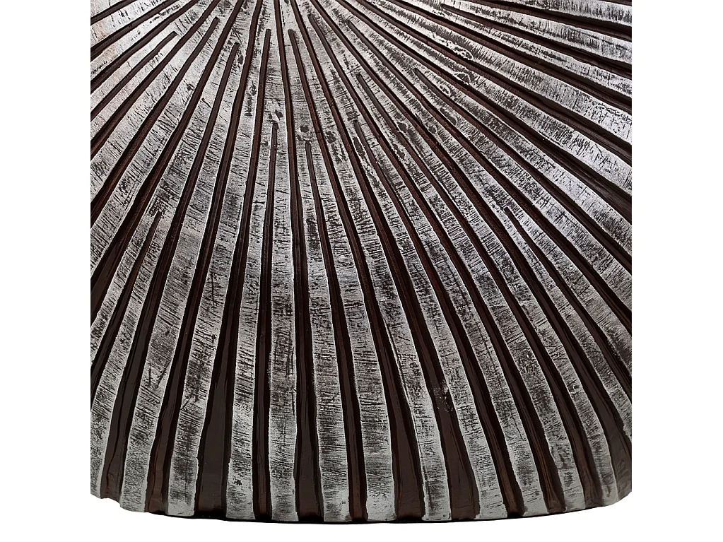 Silberne Polyresinvase 46x20x41h cm