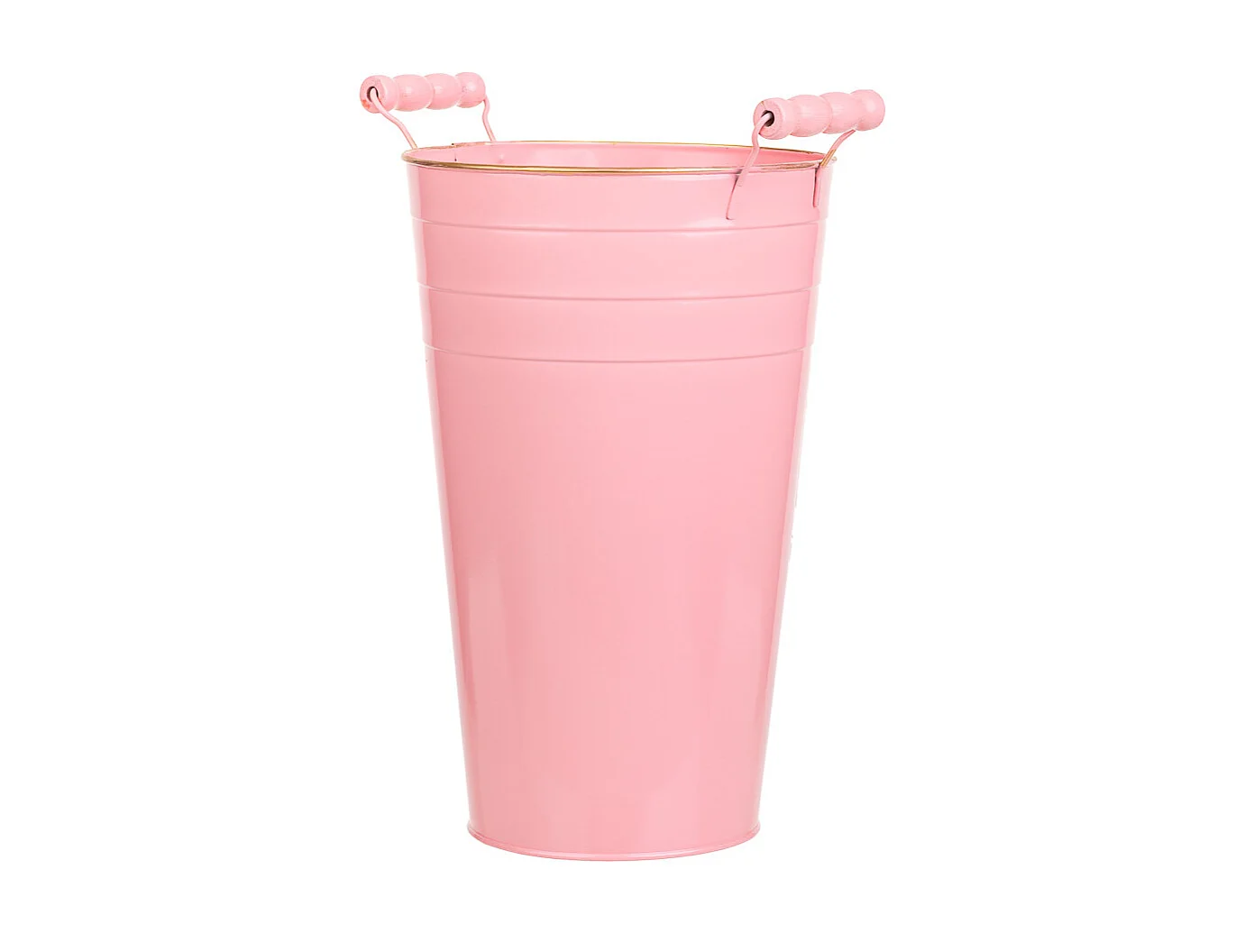 Vaso de metal rosa 24xd19x30/32,5 b:13