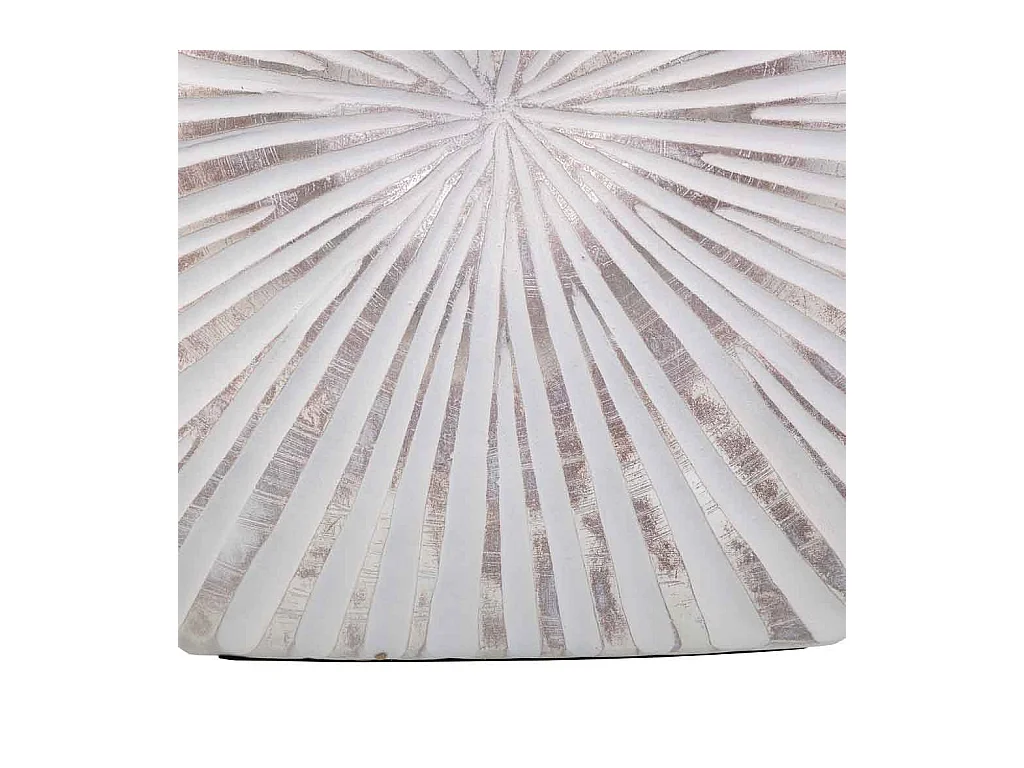 Jarrón de poliresina blanco 38x13,5x35