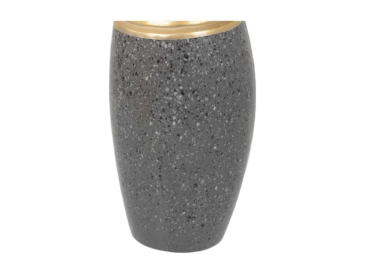 Vaso in ceramica dorata 12x12x33h