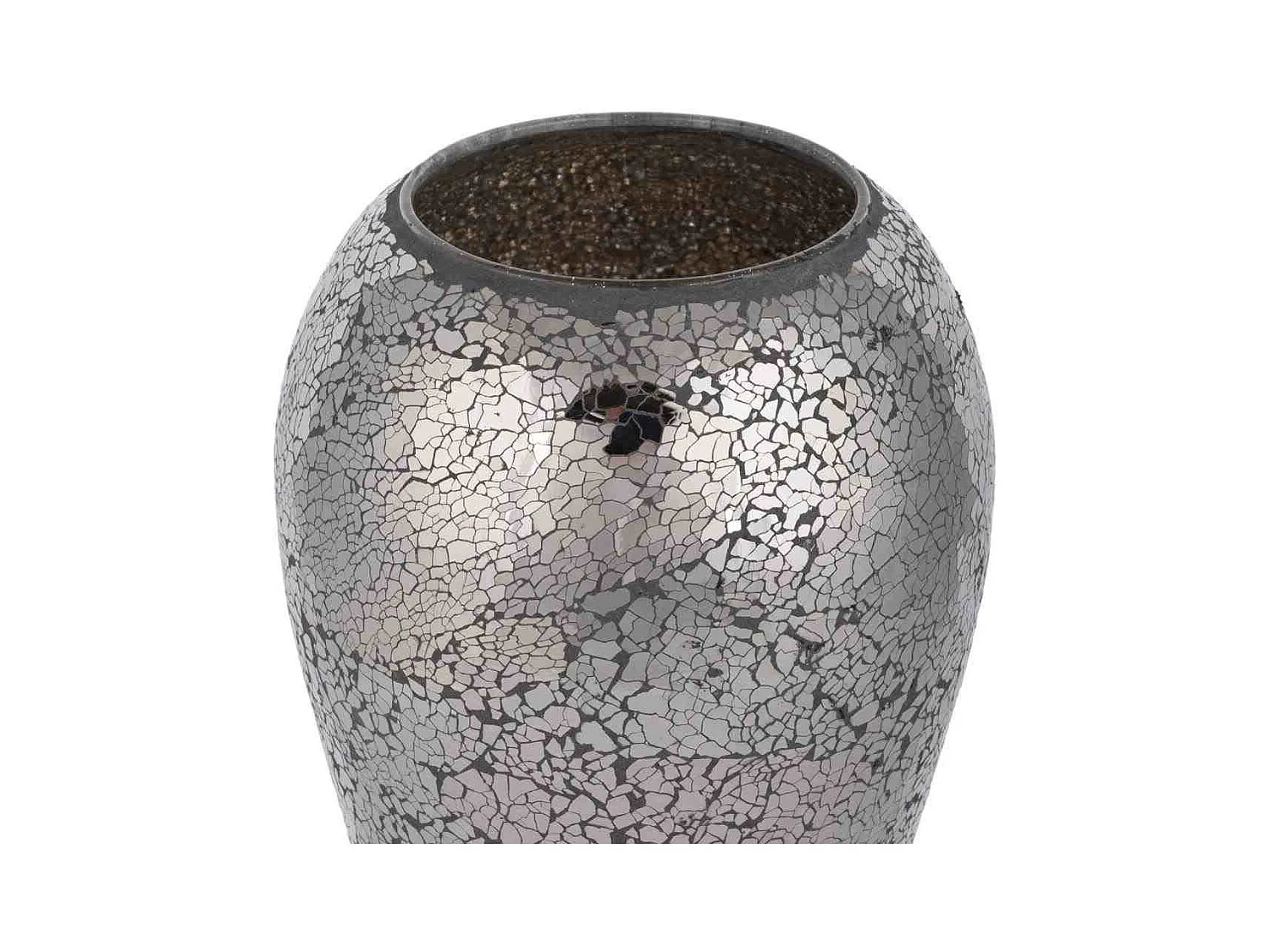 Vase décoratif en verre 22x40h