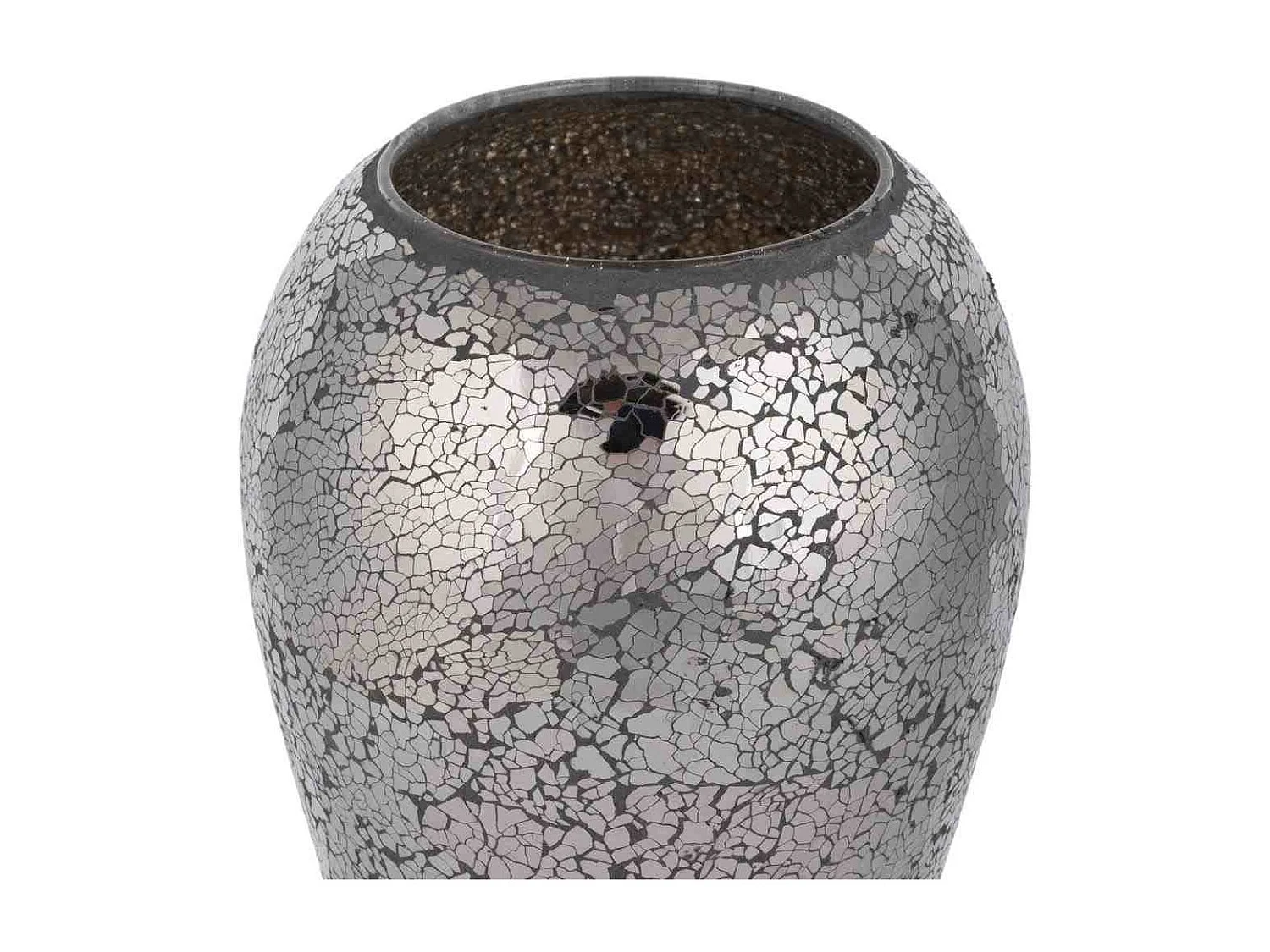 Vase décoratif en verre 22x40h