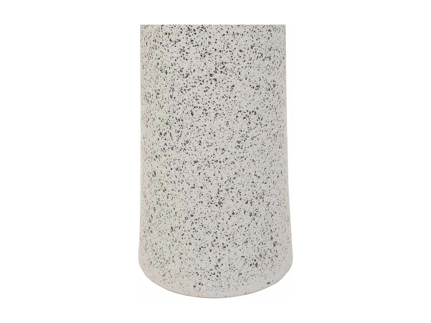 Silberne Keramikvase 13,5x13,5x53h cm