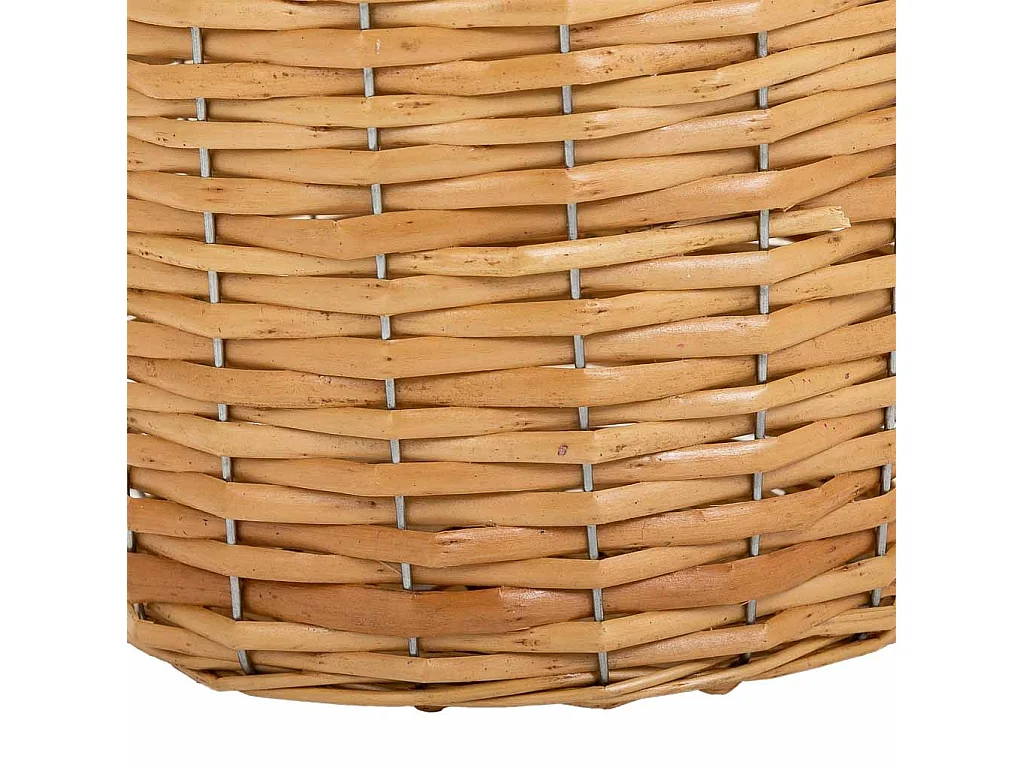 Jarrón de mimbre marrón d21x38