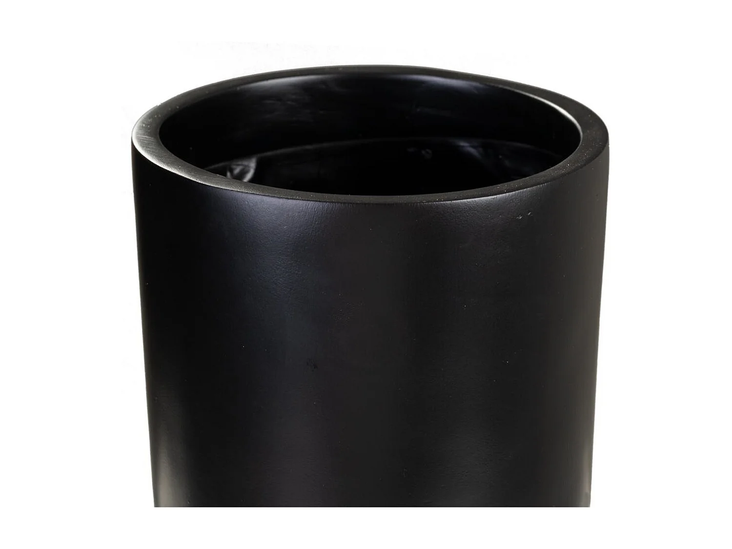 Vaso preto e dourado 15x15x50
