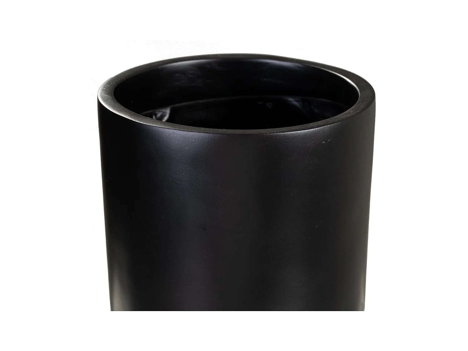 Jarrón negro y dorado 15x15x50