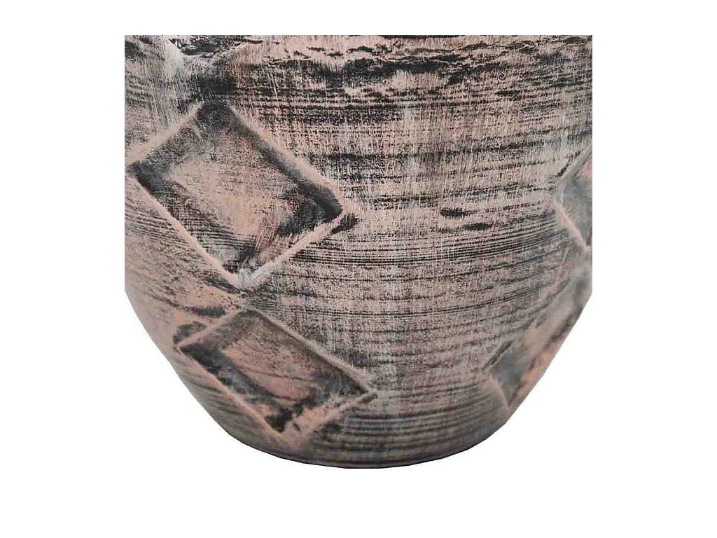 Kupfermetallvase 30,5 x 30,5 x 50,5 h cm