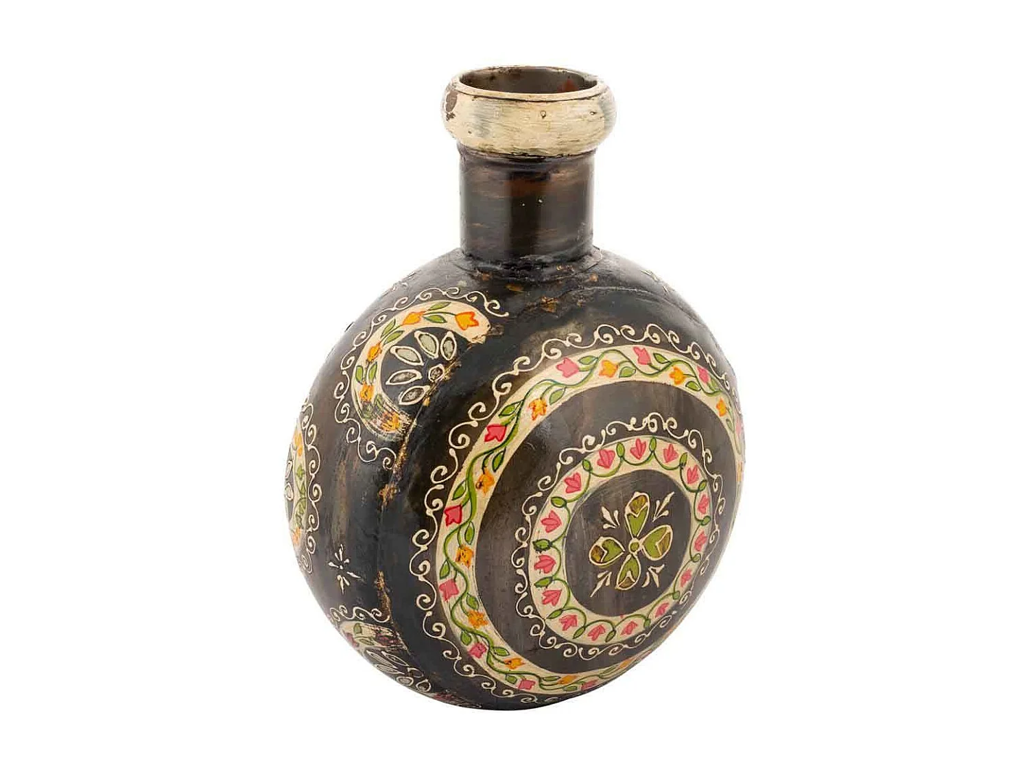 Metallvase 23x17x19h cm