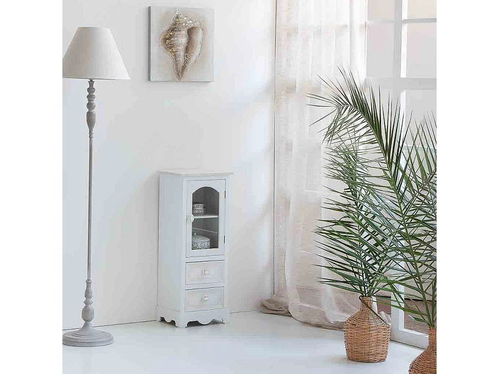 Vaso de vime marrom d21x29