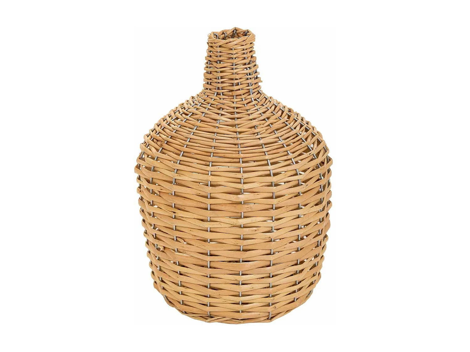 Vaso de vime marrom d21x29