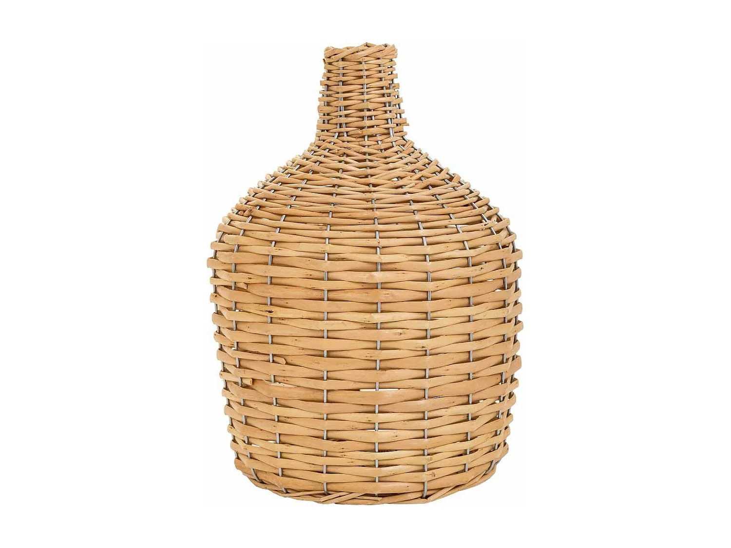 Vaso de vime marrom d21x29