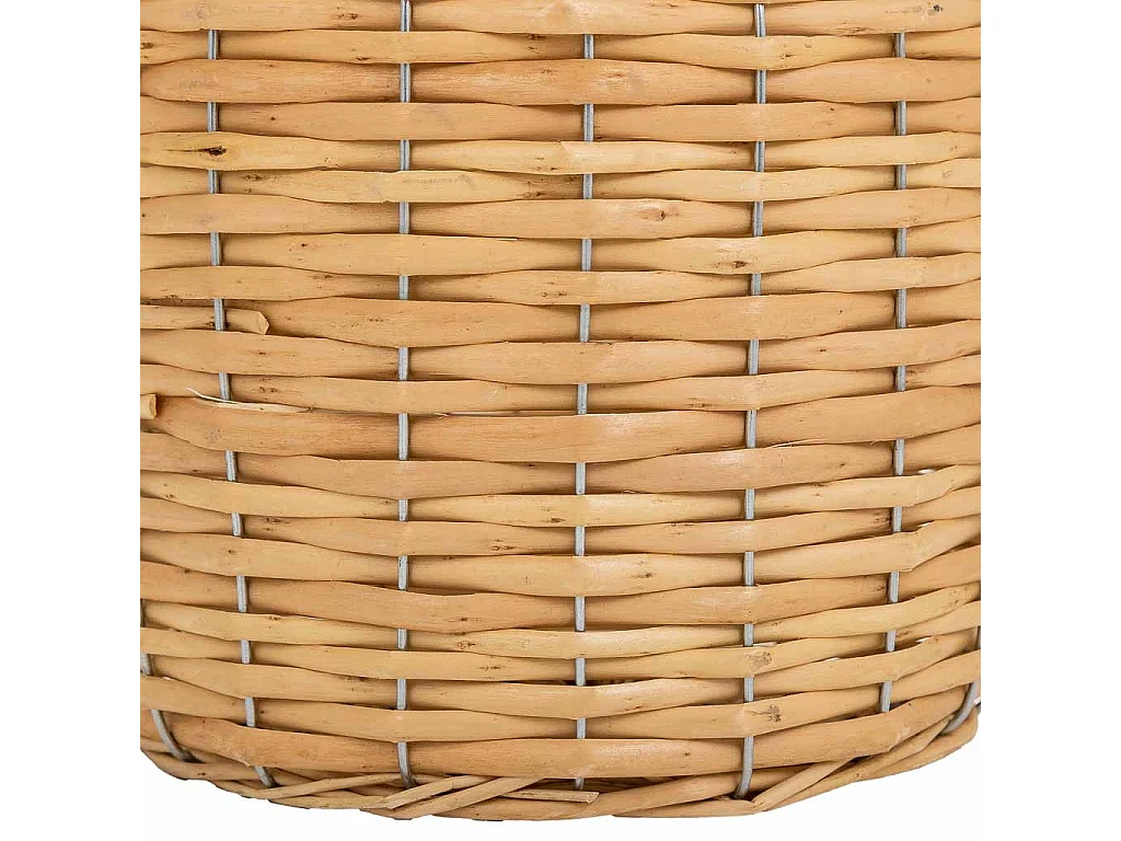 Vaso de vime marrom d21x29