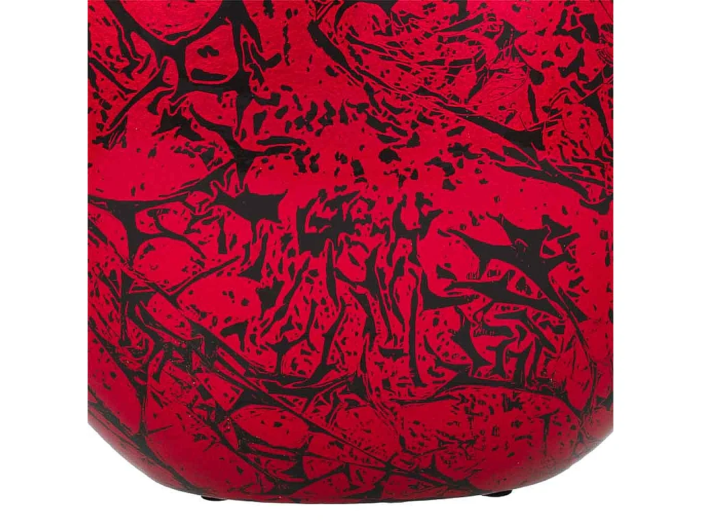 Rote Keramikvase 35x18,5x37,5h cm