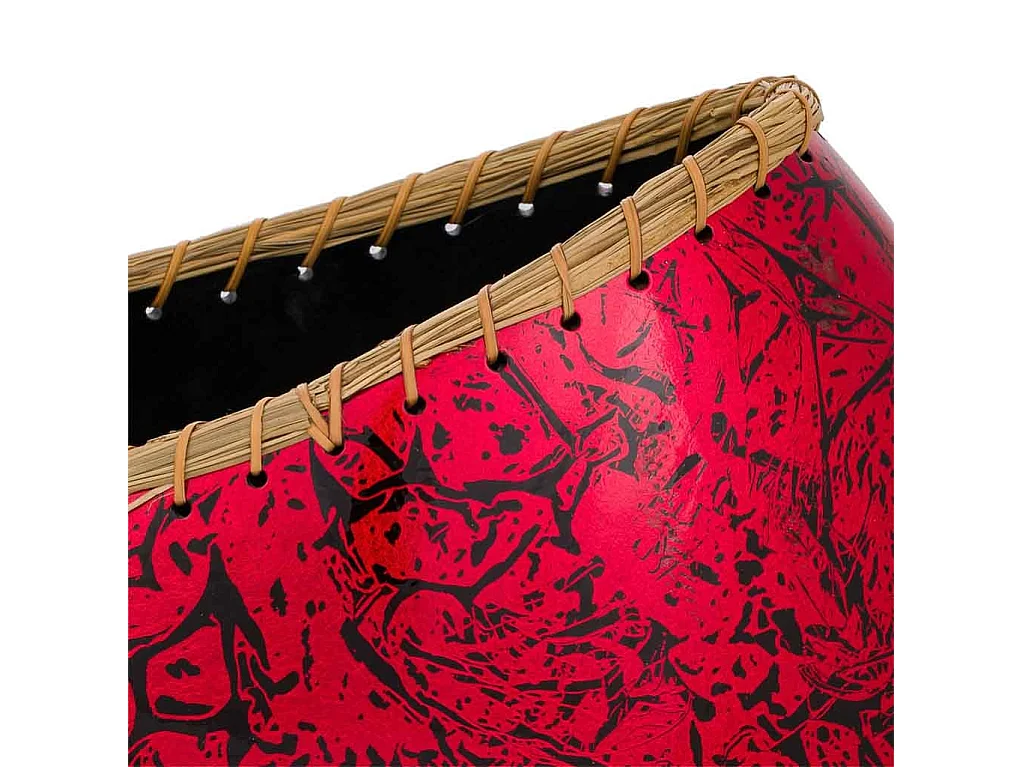 Jarrón de cerámica rojo 35x18,5x37,5