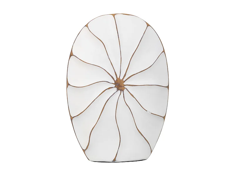 Vaso in poliresina bianca 27x8x39,5h