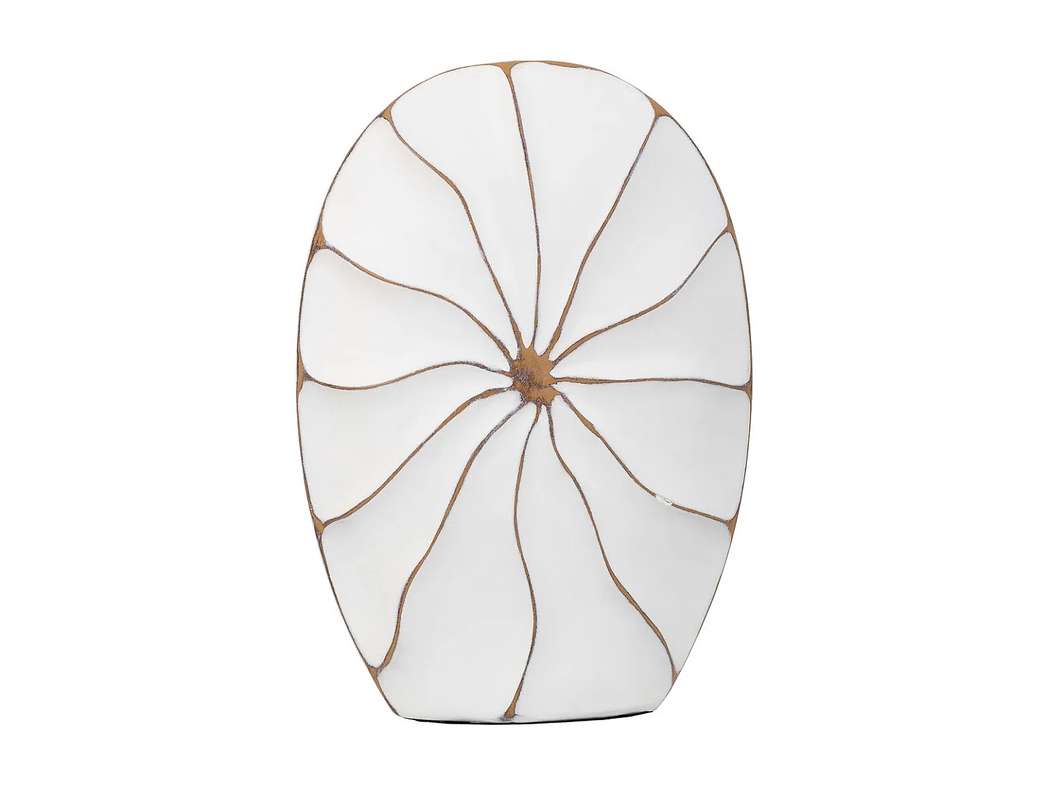 Vaso in poliresina bianca 27x8x39,5h