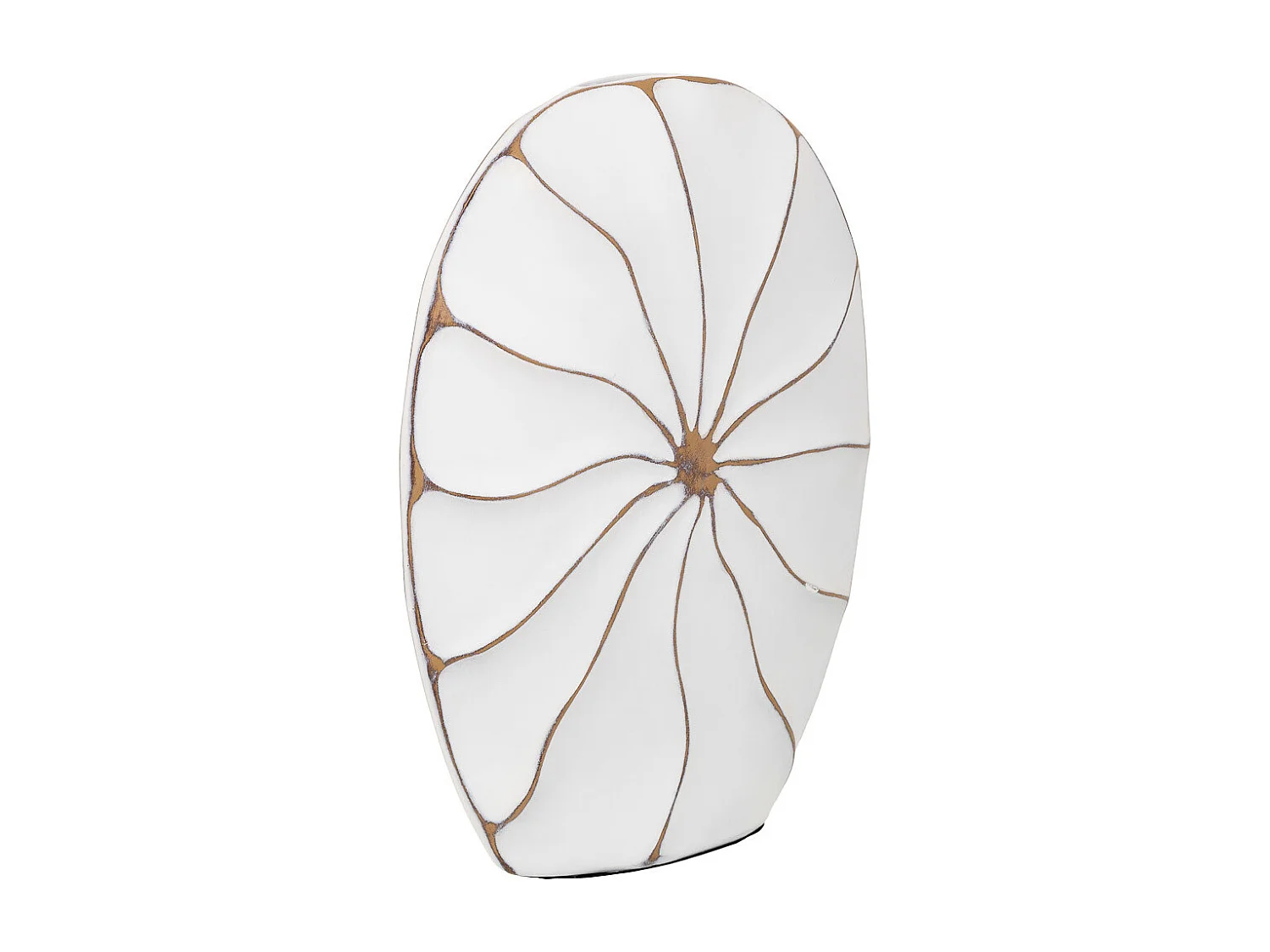 Vaso in poliresina bianca 27x8x39,5h