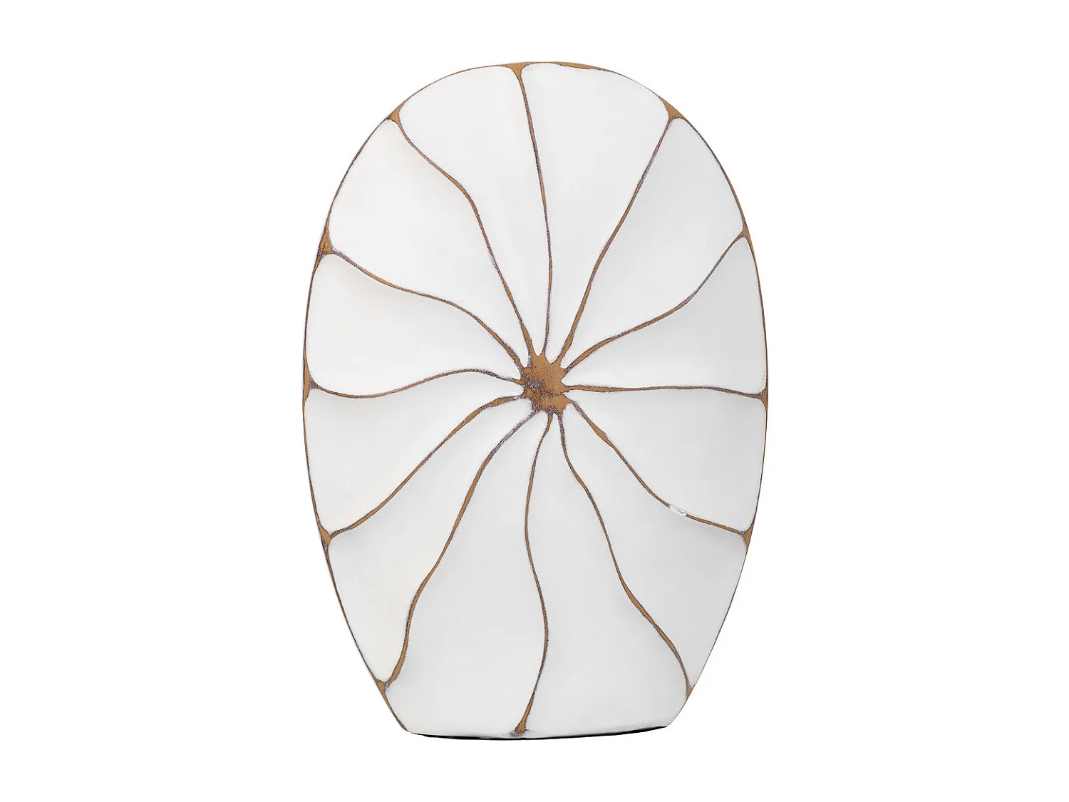 Vaso in poliresina bianca 27x8x39,5h