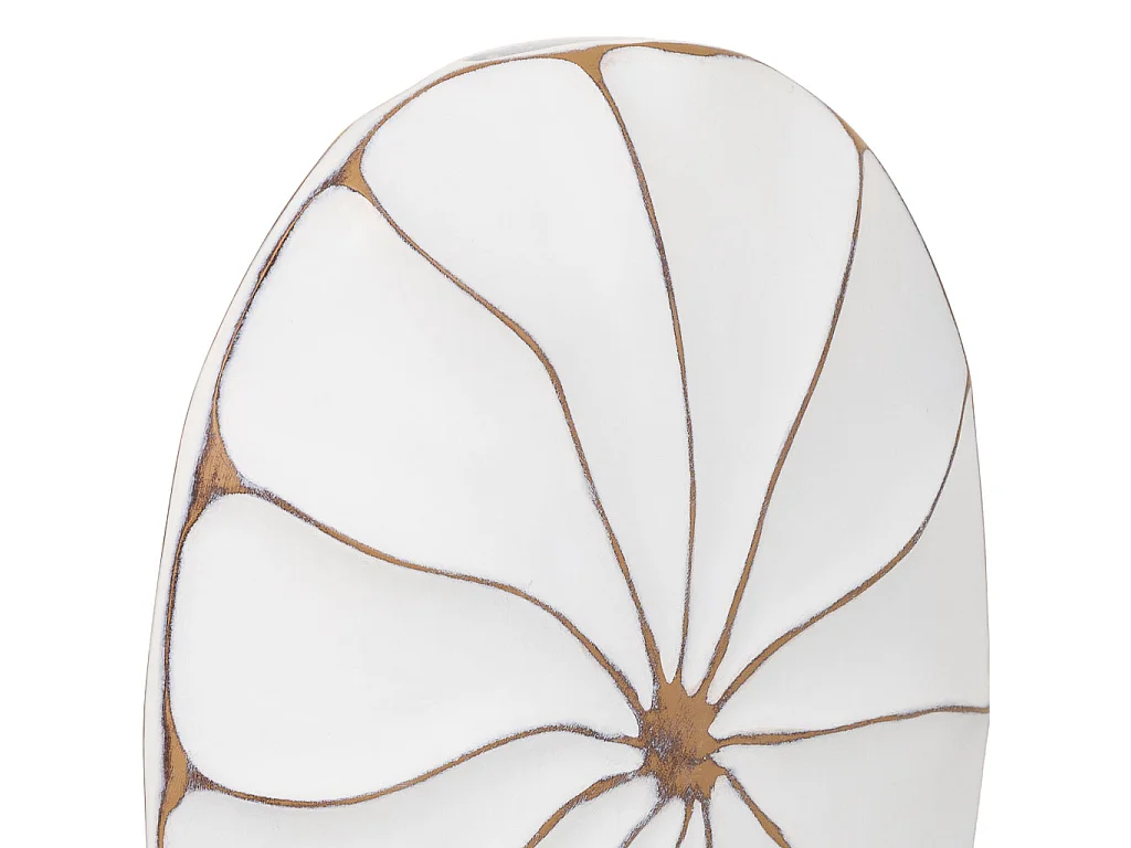 Vaso in poliresina bianca 27x8x39,5h