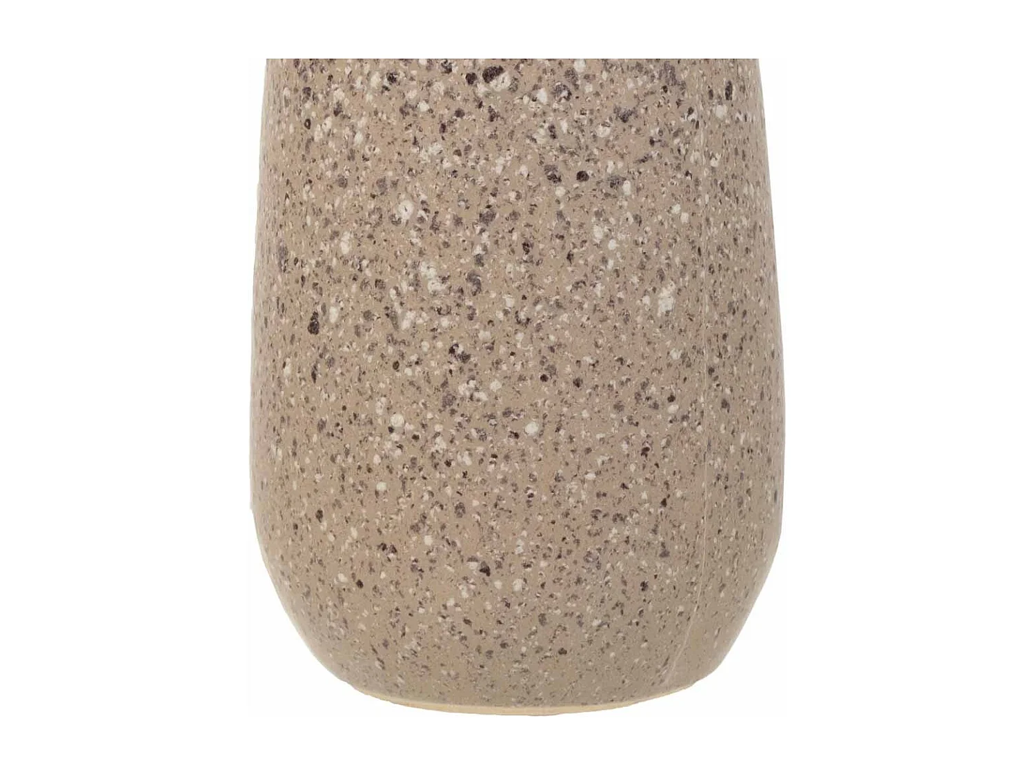 Vaso de cerâmica prateado 12,5x12,5x28